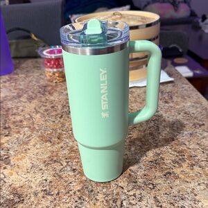 Stanley Mint Green Travel Mug with Handle